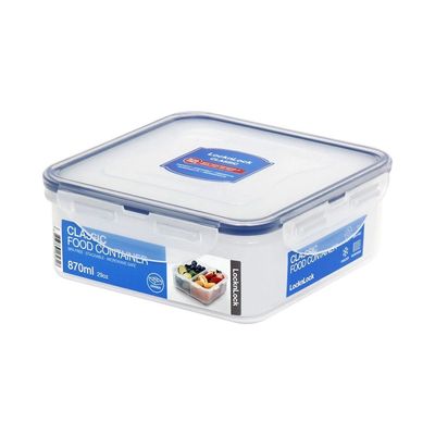 LocknLock 870ml  Rectangular  Airtight Food Storage with Divider  - BPA-Free, Microwave, Freezer, and Dishwasher Safe