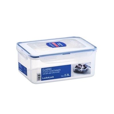 LocknLock 2.3L  Rectangular  Airtight Food Storage with Divider - BPA-Free, Microwave, Freezer, and Dishwasher Safe