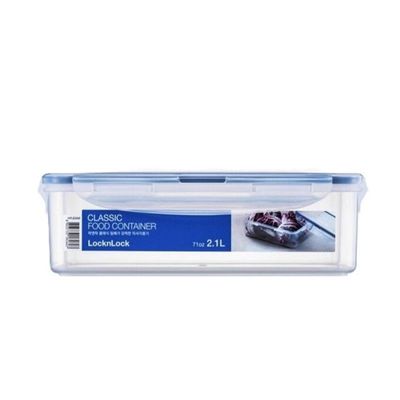 LocknLock 2.1L  Rectangular  Airtight Food Storage Containern- BPA-Free, Microwave, Freezer, and Dishwasher Safe