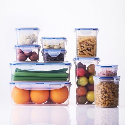 LocknLock 2.6L  Rectangular  Airtight Food Storage with Divider - BPA-Free, Microwave, Freezer, and Dishwasher Safe