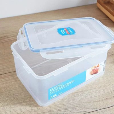 LocknLock 3.6L  Rectangular  Airtight Food Storage Container   - BPA-Free, Microwave, Freezer, and Dishwasher Safe