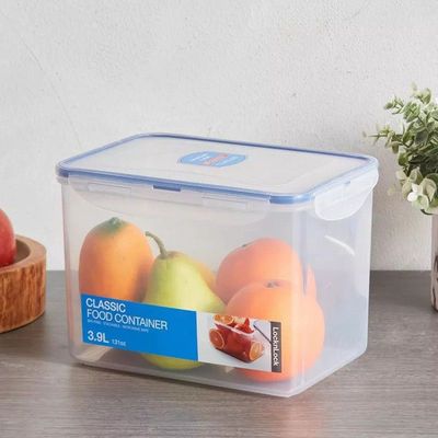 LocknLock 3.9L  Rectangular  Airtight Food Storage Container   - BPA-Free, Microwave, Freezer, and Dishwasher Safe
