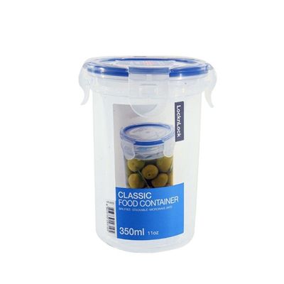 LocknLock 350ml  Round  Airtight Food Storage Container- BPA-Free, Microwave, Freezer, and Dishwasher Safe