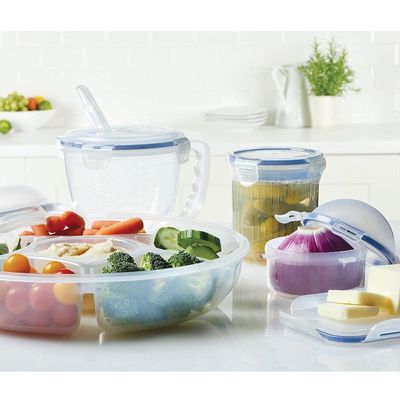 LocknLock 300ml  Round  Airtight Food Storage Containern - BPA-Free, Microwave, Freezer, and Dishwasher Safe