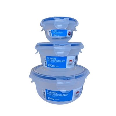 LocknLock 250ml  Round  Airtight Food Storage Container - BPA-Free, Microwave, Freezer, and Dishwasher Safe