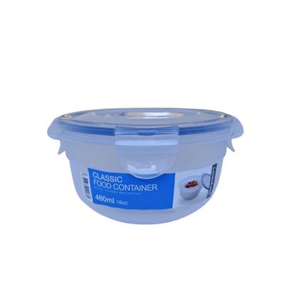 LocknLock 480ml  Round  Airtight Food Storage Container- BPA-Free, Microwave, Freezer, and Dishwasher Safe