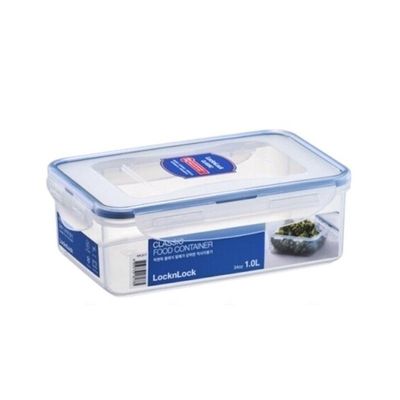LocknLock 1l  Rectangular  Airtight Food Storage Container - BPA-Free, Microwave, Freezer, and Dishwasher Safe