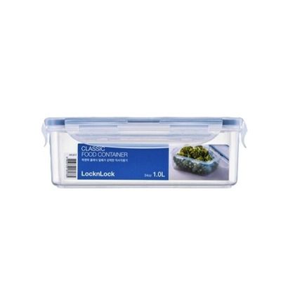 LocknLock 1l  Rectangular  Airtight Food Storage Container - BPA-Free, Microwave, Freezer, and Dishwasher Safe