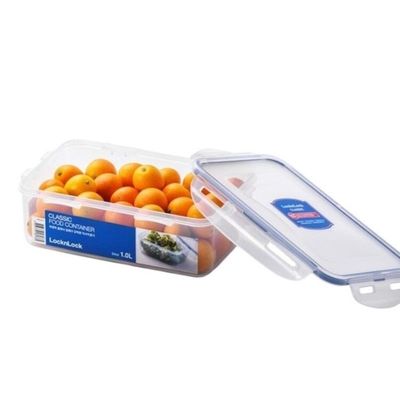 LocknLock 1l  Rectangular  Airtight Food Storage Container - BPA-Free, Microwave, Freezer, and Dishwasher Safe