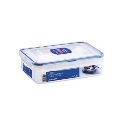 LocknLock 1.6L  Rectangular  Airtight Food Storage Container - BPA-Free, Microwave, Freezer, and Dishwasher Safe