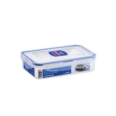 LocknLock 800ml  Rectangular  Airtight Food Storage Container- BPA-Free, Microwave, Freezer, and Dishwasher Safe