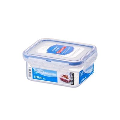 LocknLock 180ml  Rectangular  Airtight Food Storage Container- BPA-Free, Microwave, Freezer, and Dishwasher Safe