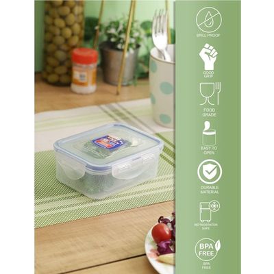 LocknLock 470ml  Rectangular  Airtight Food Storage  - BPA-Free, Microwave, Freezer, and Dishwasher Safe