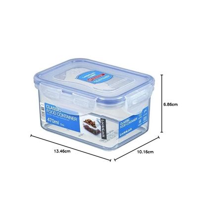 LocknLock 470ml  Rectangular  Airtight Food Storage  - BPA-Free, Microwave, Freezer, and Dishwasher Safe