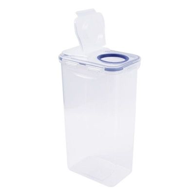 LocknLock 2.4L Rectangular  Airtight Food Storage  with Flip Lid - BPA-Free, Microwave, Freezer, and Dishwasher Safe