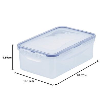 LocknLock 1L Rectangular  Airtight Food Storage with Divider  - BPA-Free, Microwave, Freezer, and Dishwasher Safe