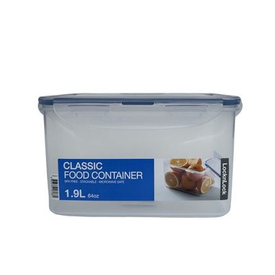 LocknLock 1.9L Rectangular  Airtight Food Storage  - BPA-Free, Microwave, Freezer, and Dishwasher Safe