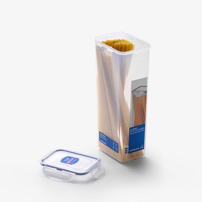 LocknLock 2L Rectangular Pasta  Airtight Food Storage - BPA-Free, Microwave, Freezer, and Dishwasher Safe