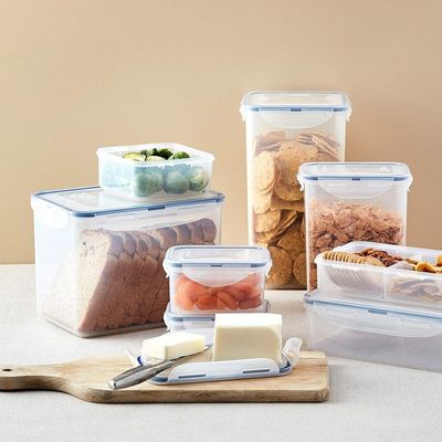 LocknLock 2L Rectangular Pasta  Airtight Food Storage - BPA-Free, Microwave, Freezer, and Dishwasher Safe