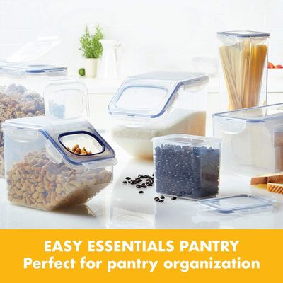 LocknLock 2L Rectangular Pasta  Airtight Food Storage - BPA-Free, Microwave, Freezer, and Dishwasher Safe