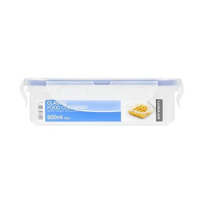 LocknLock 600ml Square  Airtight Food Storage  - BPA-Free, Microwave, Freezer, and Dishwasher Safe