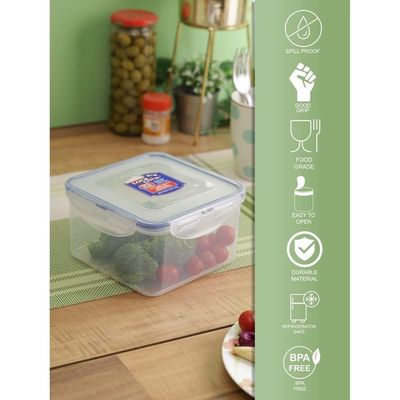 LocknLock 1.2 Square  Airtight Food Storage - BPA-Free, Microwave, Freezer, and Dishwasher Safe