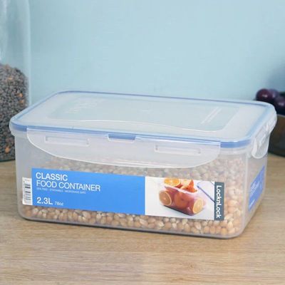LocknLock 2.3L Rectangular  Airtight Food Storage  - BPA-Free, Microwave, Freezer, and Dishwasher Safe
