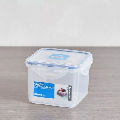 LocknLock 680ml  Square  Airtight Food Storage - BPA-Free, Microwave, Freezer, and Dishwasher Safe