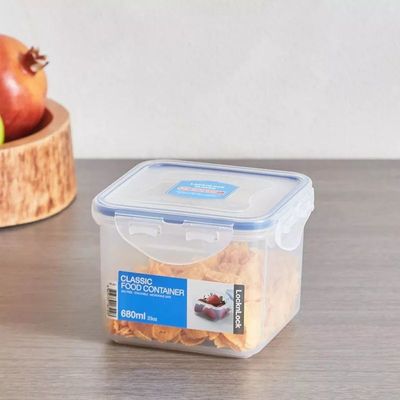 LocknLock 680ml  Square  Airtight Food Storage - BPA-Free, Microwave, Freezer, and Dishwasher Safe