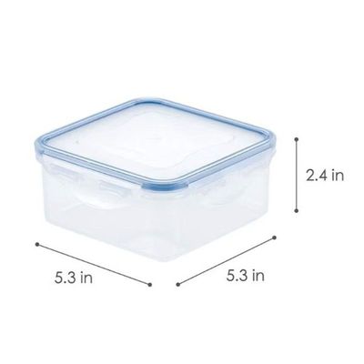 LocknLock 600ml  Square  Airtight Food Storage   - BPA-Free, Microwave, Freezer, and Dishwasher Safe