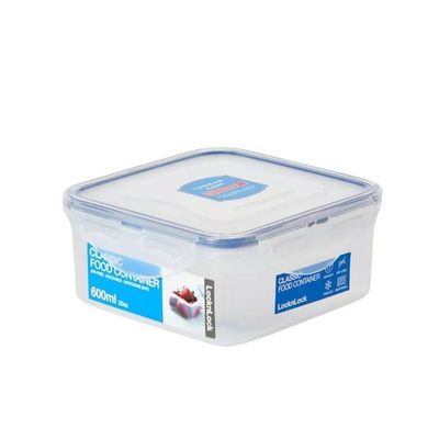 LocknLock 600ml  Square  Airtight Food Storage   - BPA-Free, Microwave, Freezer, and Dishwasher Safe