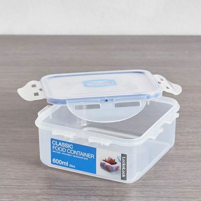 LocknLock 600ml  Square  Airtight Food Storage   - BPA-Free, Microwave, Freezer, and Dishwasher Safe