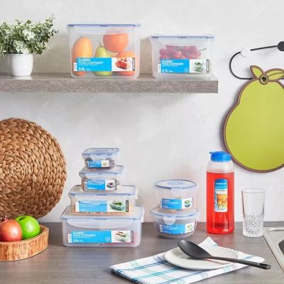 LocknLock 600ml  Square  Airtight Food Storage   - BPA-Free, Microwave, Freezer, and Dishwasher Safe