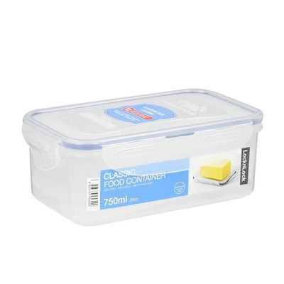 LocknLock 750ml  Rectangular Butter Case  Airtight Food Storage  - BPA-Free, Microwave, Freezer, and Dishwasher Safe