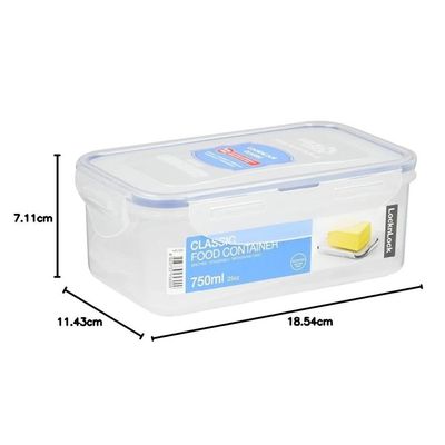 LocknLock 750ml  Rectangular Butter Case  Airtight Food Storage  - BPA-Free, Microwave, Freezer, and Dishwasher Safe