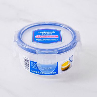 LocknLock 100ml  Round  Airtight Food Storage  - BPA-Free, Microwave, Freezer, and Dishwasher Safe