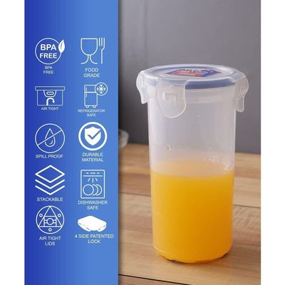 LocknLock 430ml  Round  Airtight Food Storage  - BPA-Free, Microwave, Freezer, and Dishwasher Safe