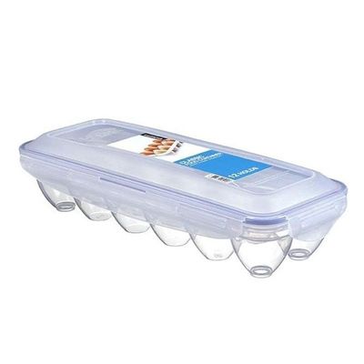 Lock & Lock Egg Dispenser – 12 Holder BPA-Free Storage with Snap-Lock Lids for Fresh Eggs