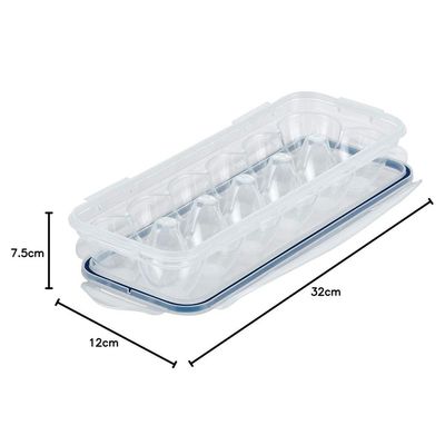 Lock & Lock Egg Dispenser – 12 Holder BPA-Free Storage with Snap-Lock Lids for Fresh Eggs