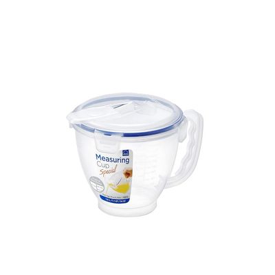 LocknLock 1L Measuring Bowl – Durable Kitchen Tool with Clear Markings and Secure Lid for Accurate Measuring and Storage