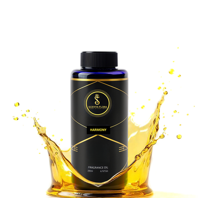 HARMONY - Aroma Oil for Scent Diffusers Aromatherapy 200ml | A Blend of Jasmine, Floral, and Amber | Ideal for living rooms, bedrooms, or offices | Designed to Enrich Any Space