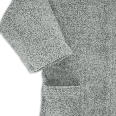 BYFT Daffodil (Grey) 6 Years Kids Hooded Bathrobe (108x104 Cm) Terry Cotton - 400 Gsm