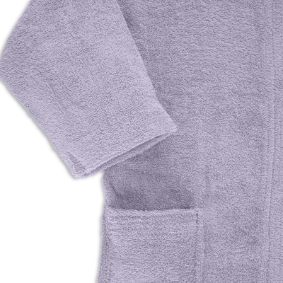 BYFT Daffodil (Lilac) 6 Year Kids Hooded Bathrobe (108x104 Cm) Terry Cotton - 400 Gsm