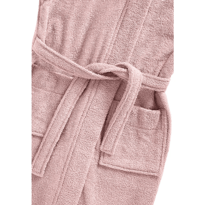 BYFT Daffodil (Baby Pink) 8 Year Kids Hooded Bathrobe (112x113 Cm) Terry Cotton - 400 Gsm