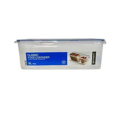 LocknLock 5L  Airtight Food Storage with Divider  - BPA-Free, Microwave, Freezer, and Dishwasher Safe