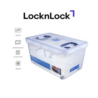 LocknLock 21L Multiple Use Storage Container HPL890 - Airtight, Microwave & Freezer Safe, Durable Design