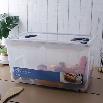 LocknLock 21L Multiple Use Storage Container HPL890 - Airtight, Microwave & Freezer Safe, Durable Design