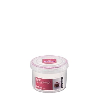 LocknLock Twist Food Container 360ml - BPA-Free, Airtight Seal, Freezer and Dishwasher Safe for Versatile Storage