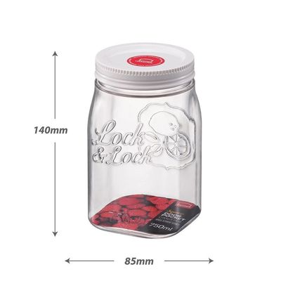 LocknLock 750ml Door Pocket Canister – BPA-Free Food Container with Silicone Seal for Freshness