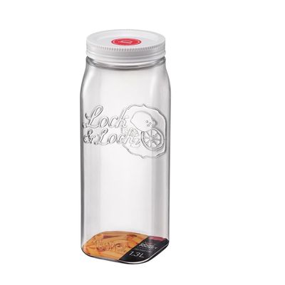 LocknLock 1.3L Door Pocket Canister – BPA-Free Food Container with Silicone Seal for Freshness
